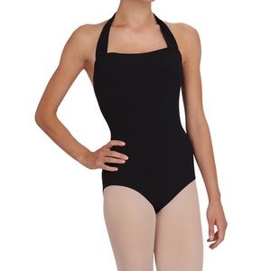 Capezio Black Halter Leotard